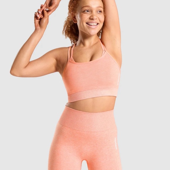 Gymshark ADAPT MARL SEAMLESS SPORTS BRA Size Small - Picture 1 of 6